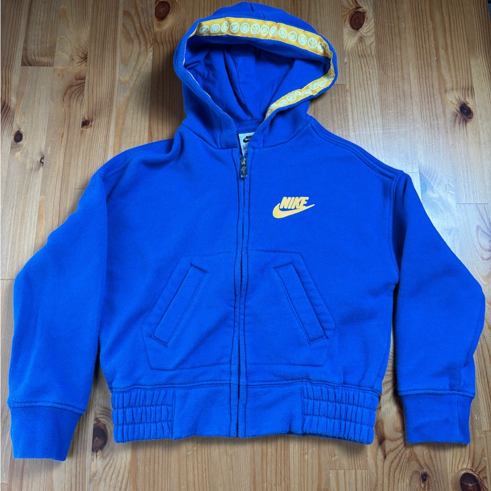 Nike Toddler 'Ball For All' Full-Zip Hoodie‎ Royal Blue Size Small (4/5)